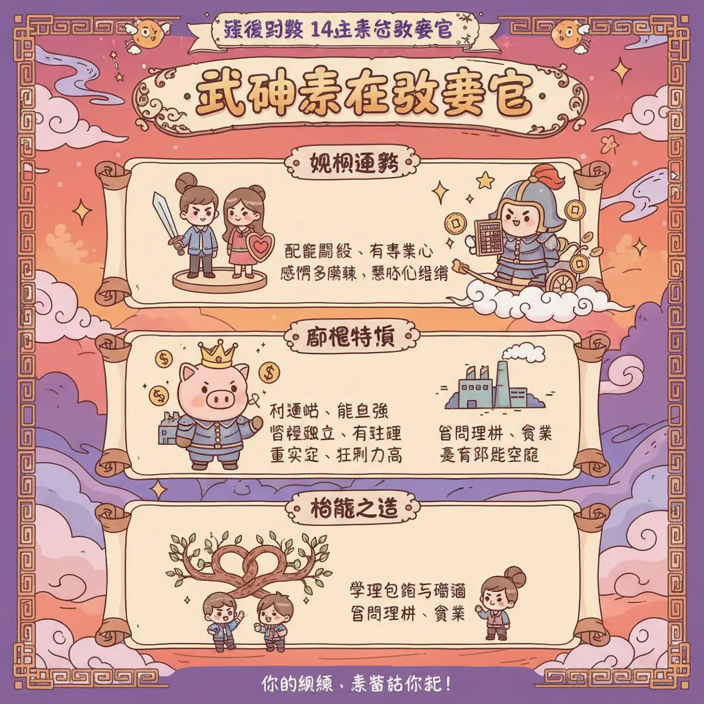 夫妻宮 - 武曲星